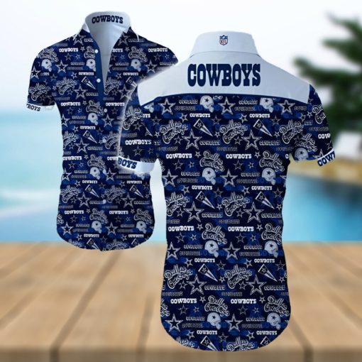 Dallas Cowboys Hawaiian Shirt Gift For Football Players