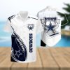 Merrimack Warriors 3D Hawaiian Shirt Hibiscus Sport Style NCAA Men And Women Gift For Fans