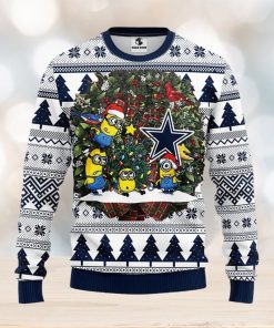 Dallas Cowboys Minion Christmas Ugly Sweater