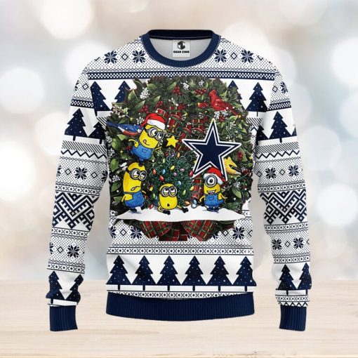 Dallas Cowboys Minion Christmas Ugly Sweater