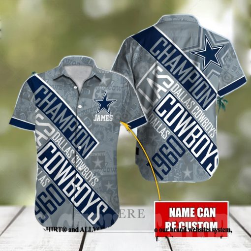 Dallas Cowboys NFL Classic Full Printing Hawaiian Aloha Shirt