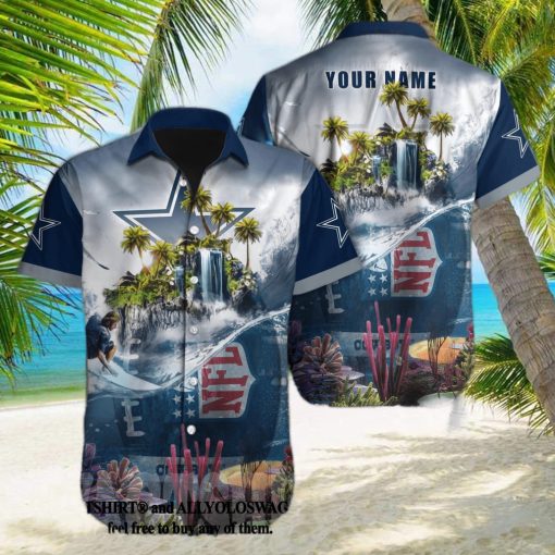 Dallas Cowboys NFL For Fans Full Printing Summer Vibes Hawaiian Shirt