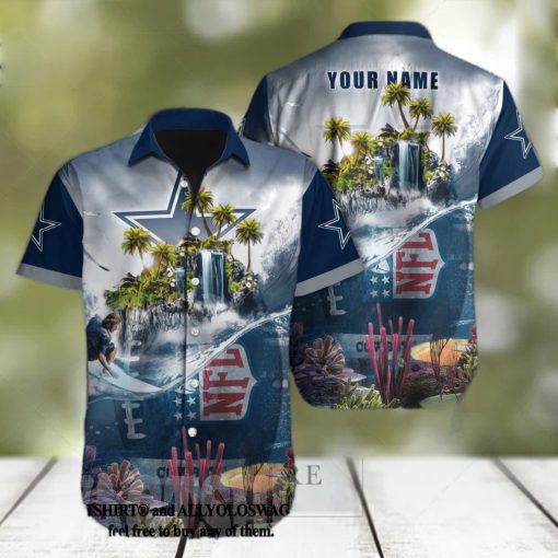 Dallas Cowboys NFL For Fans Full Printing Summer Vibes Hawaiian Shirt