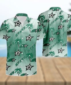 Dallas Stars Hockey Team Aloha Hawaiian Shirt