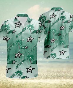 Dallas Stars Hockey Team Aloha Hawaiian Shirt