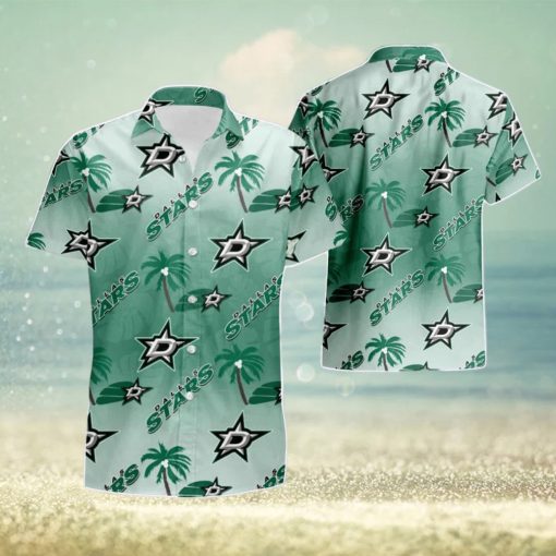 Dallas Stars Hockey Team Aloha Hawaiian Shirt