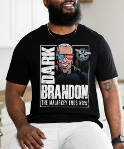 Dark Brandon T Shirt The Malarkey Ends Now Shirt Funny Biden Go Brandon Meme Shirt