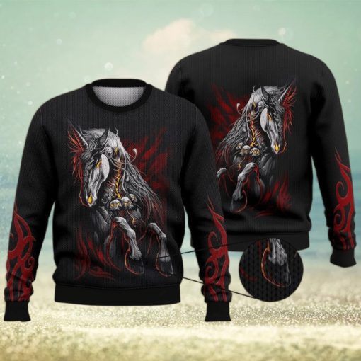 Dark Unicorn Men Women 3D Full Print Ugly Sweater Christmas Gift Sweater