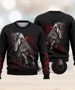 Dark Unicorn Men Women 3D Full Print Ugly Sweater Christmas Gift Sweater