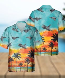 Dassault Rafale Sunset Hawaiian Shirt