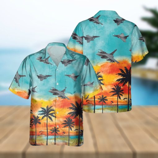 Dassault Rafale Sunset Hawaiian Shirt