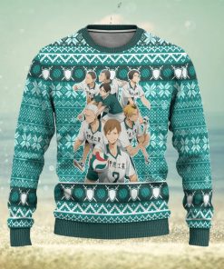 Date Tech High Haikyuu Anime Xmas Women Mens Ugly Christmas Sweater