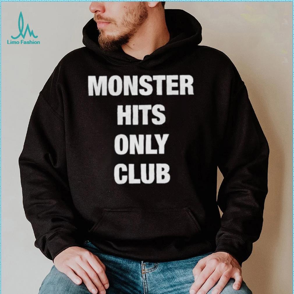 Dave Portnoy Wearing Monster Hits Only Club Shirt Dave Portnoy Wearing Monster Hits Only Club Shirt