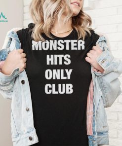 Dave Portnoy Wearing Monster Hits Only Club Shirt