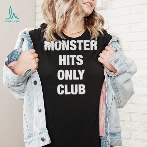 Dave Portnoy Wearing Monster Hits Only Club Shirt