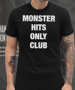 Dave Portnoy Wearing Monster Hits Only Club Shirt