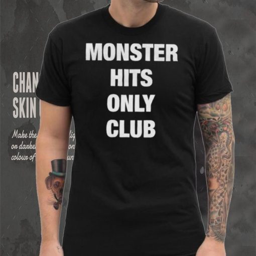 Dave Portnoy Wearing Monster Hits Only Club Shirt