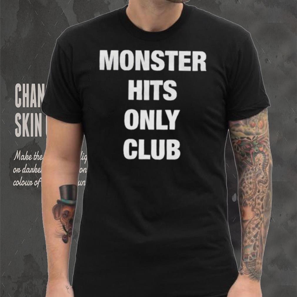 Dave Portnoy Wearing Monster Hits Only Club Shirt Dave Portnoy Wearing Monster Hits Only Club Shirt