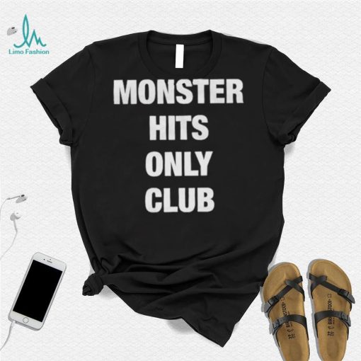 Dave Portnoy Wearing Monster Hits Only Club Shirt