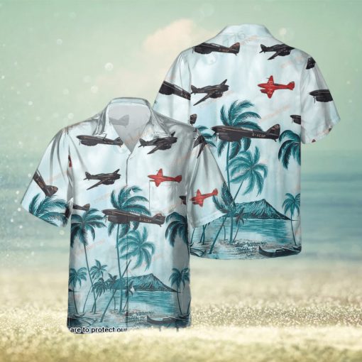 De Havilland DH 88 Comet Palmview Hawaiian Shirt