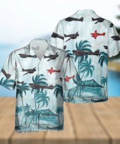 De Havilland DH 88 Comet Palmview Hawaiian Shirt