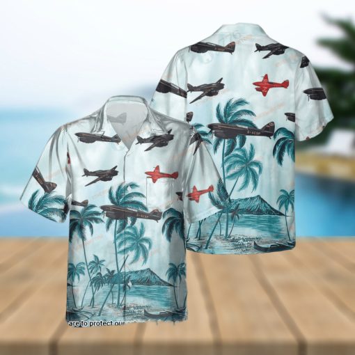 De Havilland DH 88 Comet Palmview Hawaiian Shirt