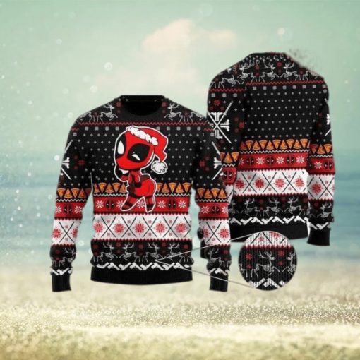 Deadpool Merry Kissmyass Ugly Sweater For Woman