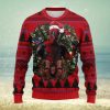 No Face White Ugly Christmas Sweater For Men Women