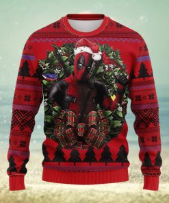 Deadpool Noel Mc Ironic Thanksgiving Women Mens Ugly Christmas Sweater