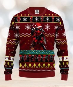 Deadpool Red Funny Ideas Ugly Christmas Sweater Gift Thanksgiving