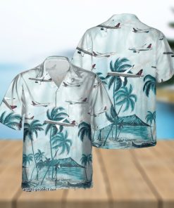 Delta Air Lines Airbus A220 Palmview Hawaiian Shirt