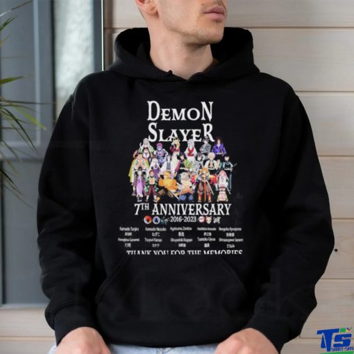 Demon Slayer 7th Anniversary 2016 – 2023 Thank You For The Memories T Shirt