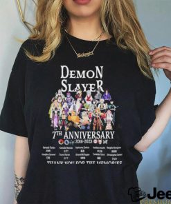 Demon Slayer 7th Anniversary 2016 – 2023 Thank You For The Memories T Shirt