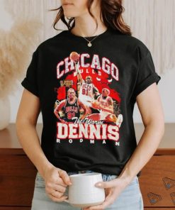 Dennis Rodman Chicago Bulls Hardwood Classics Bling Concert Player 2023 Shirt