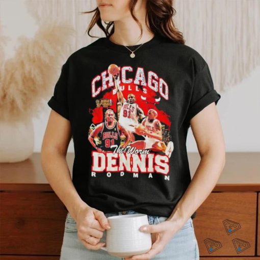 Dennis Rodman Chicago Bulls Hardwood Classics Bling Concert Player 2023 Shirt