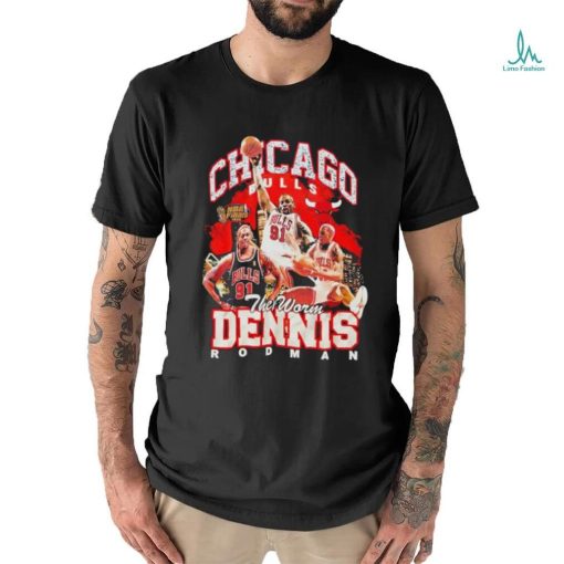 Dennis Rodman Chicago Bulls Hardwood Classics Bling Concert Player 2023 Shirt