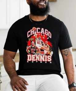 Dennis Rodman Chicago Bulls Hardwood Classics Bling Concert Player 2023 Shirt