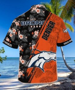 Denver Broncos NFL x Mickey Mouse Tropical Pattern Hawaiian Shirt