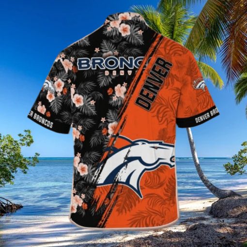 Denver Broncos NFL x Mickey Mouse Tropical Pattern Hawaiian Shirt