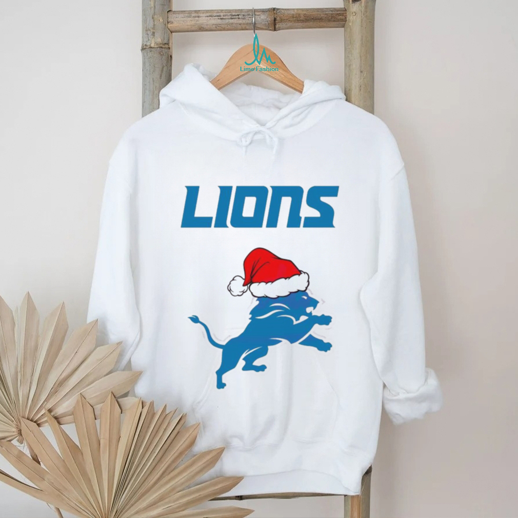 Detroit Lions NFL Christmas Logo 2023 t shirt, hoodie, longsleeve,  sweatshirt, v-neck tee