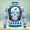 Houston Texans Skull Flower Ugly Christmas Ugly Sweater