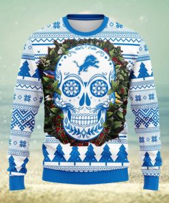 Minnesota Vikings Skull Flower Ugly Christmas Ugly Sweater - Limotees