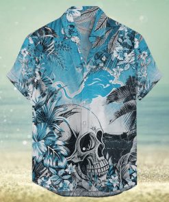 Detroit Lions Tropical Skull NFL Design 6 Beach Hawaiian Shirt Men And Women For Fans Gift