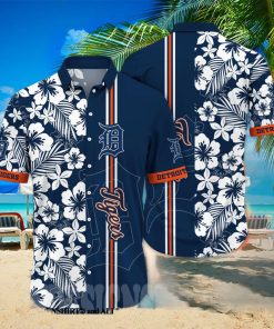 Detroit Tigers MLB Flower All Over Print Hawaiian Shirt - Limotees