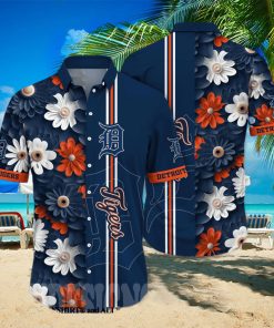 Detroit Tigers MLB Flower All Over Print Unisex Hawaiian Shirt