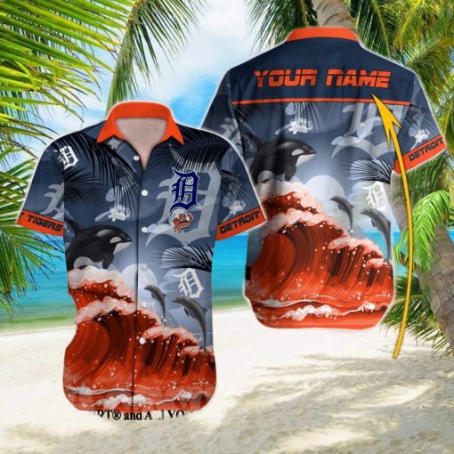 Detroit Tigers MLB For Fans 3D Hawaiian Button Shirt