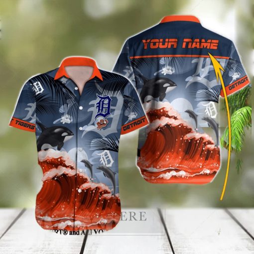 Detroit Tigers MLB For Fans 3D Hawaiian Button Shirt