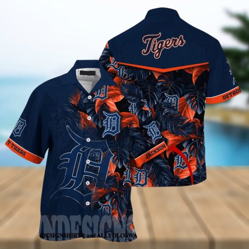 Detroit Tigers MLB Summer Classic All Over Printed Hawaiian Shirt