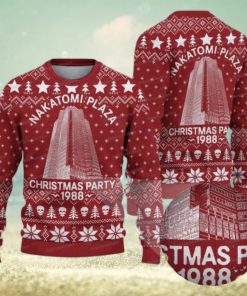 Die Hard Nakatomi Plaza Christmas Ugly Sweater Party 1988