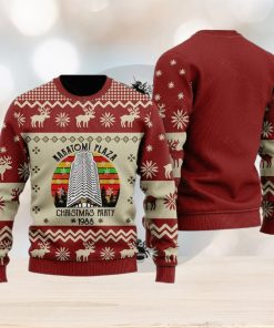 Die Hard Nakatomi Plaza Ugly Christmas Sweater 1988 Knitted